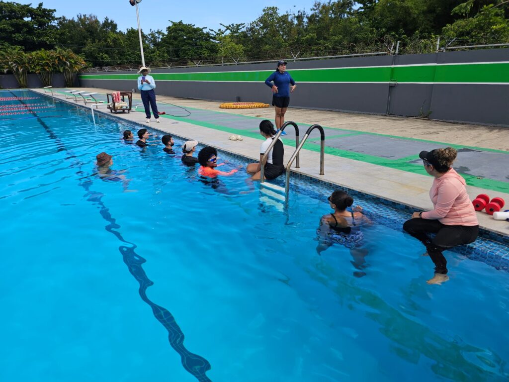 Ejercicios en agua profunda y estabilizacion primeros pasos Fisio Acuatica